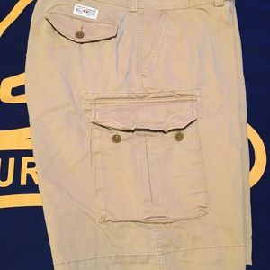 Tan cargo shorts polo Ralph Lauren